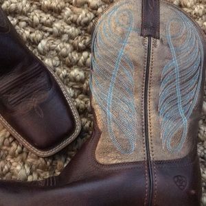 Ariat square toed boots